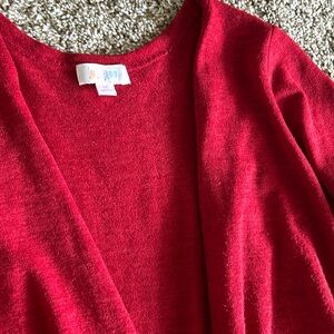 LuLaRoe Sarah long cardigan with pockets, size medium